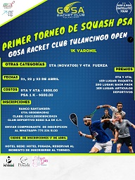 Torneo Gosa Racket Club Tulancingo Open