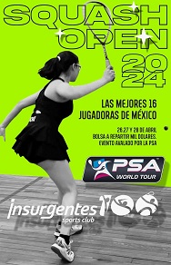 Torneo PSA Femenil Mes de Abril Squash Insurgentes Xalapa