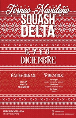 Torneo Navideño Squash Delta